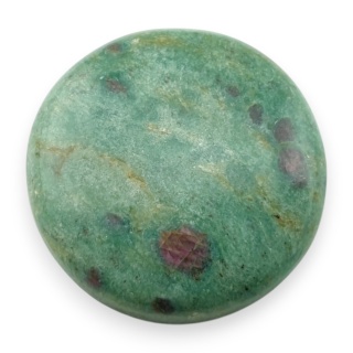 Rubin w fuchsycie kaboszon fi 26 mm nr 111