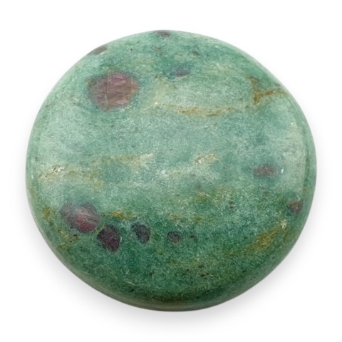 Rubin w fuchsycie kaboszon fi 26 mm nr 111