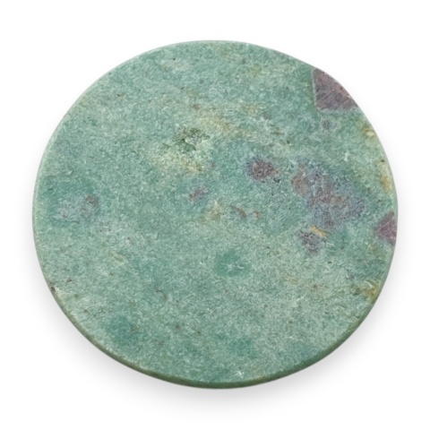 Rubin w fuchsycie kaboszon fi 26 mm nr 111