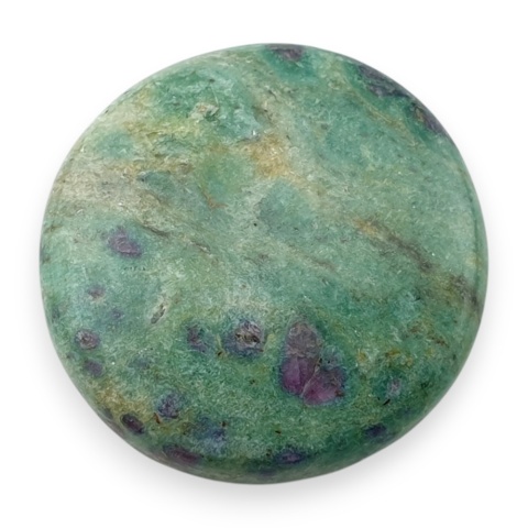 Ruby in fuchsite cabochon fi 26 mm no 75