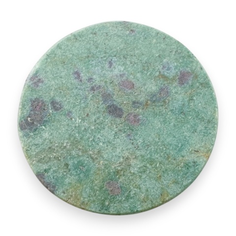 Rubin w fuchsycie kaboszon fi 27 mm nr 80