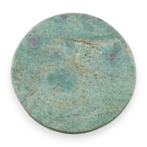 Rubin w fuchsycie kaboszon fi 27 mm nr 95