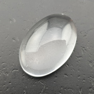 Kryształ górski kaboszon 24x16 mm nr 124