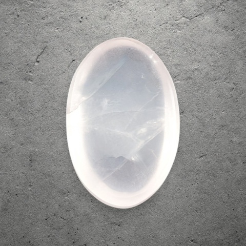 Kwarc różowy kaboszon 24x15 mm nr 263