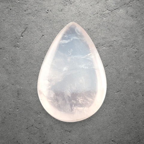 Kwarc różowy kaboszon 24x16 mm nr 222