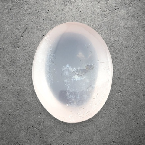 Rose quartz cabochon 24x19 mm no 267