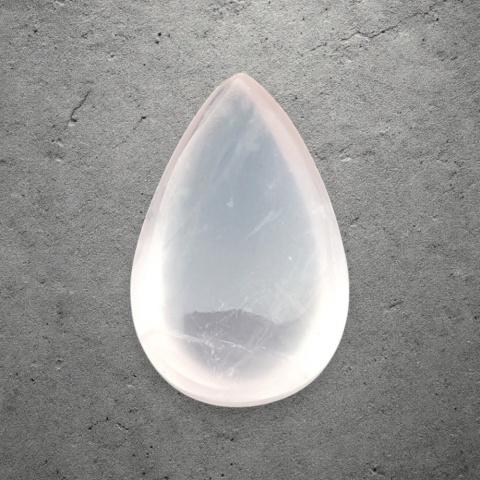 Rose quartz cabochon 26x16 mm no 274
