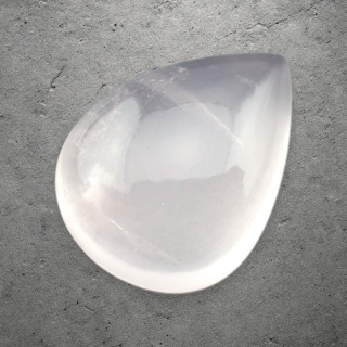 Kwarc różowy kaboszon 27x20 mm nr 271