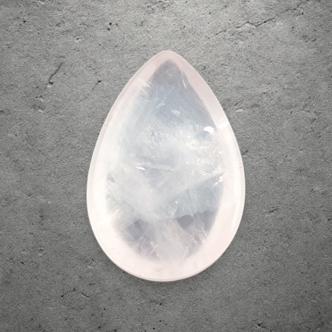 Kwarc różowy kaboszon 28x18 mm nr 218