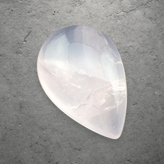 Kwarc różowy kaboszon 28x19 mm nr 216