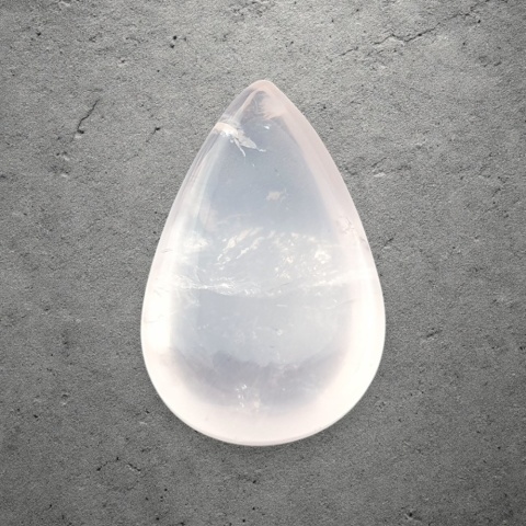 Kwarc różowy kaboszon 29x18 mm nr 211