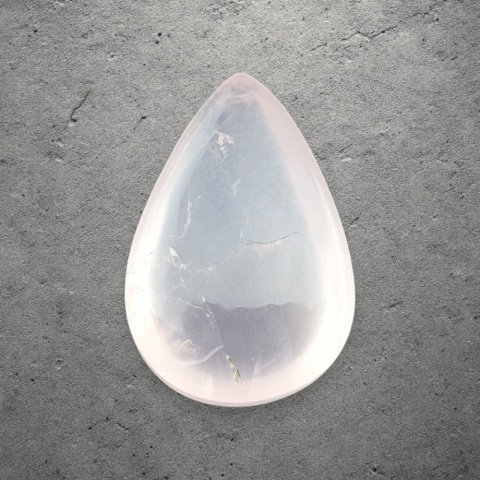 Rose quartz cabochon 30x20 mm no 198