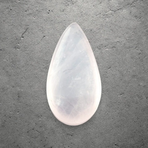 Rose quartz cabochon 33x17 mm no 197