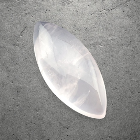 Rose quartz cabochon 34x15 mm no 243