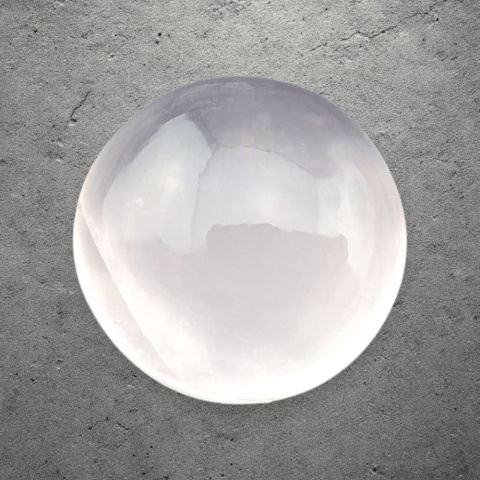 Rose quartz cabochon fi 19 mm no 284