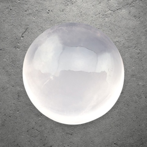Rose quartz cabochon fi 19 mm no 284