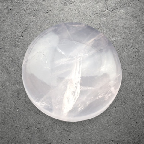 Rose quartz cabochon fi 22 mm no 276