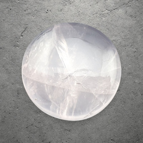 Rose quartz cabochon fi 22 mm no 276