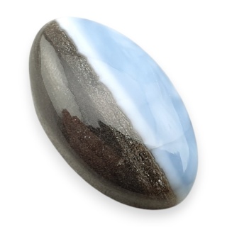 Blue opal cabochon 27x16 mm no 416