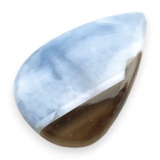 Opal niebieski kaboszon 30x20 mm nr 383