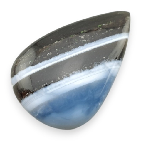 Opal niebieski kaboszon 30x20 mm nr 404