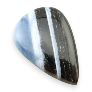 Opal niebieski kaboszon 30x20 mm nr 404