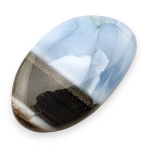 Opal niebieski kaboszon 31x20 mm nr 384