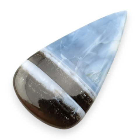 Opal niebieski kaboszon 34x19 mm nr 349