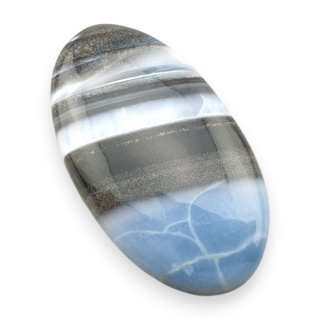 Opal niebieski kaboszon 34x19 mm nr 381