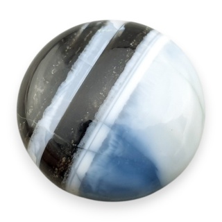 Opal niebieski kaboszon fi 22 mm nr 372