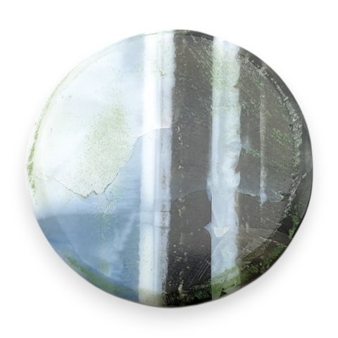 Opal niebieski kaboszon fi 22 mm nr 372