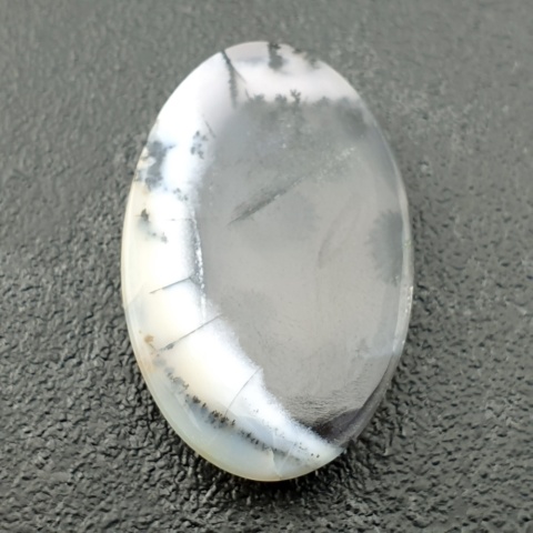 Agat dendrytowy kaboszon 32x21 mm nr 196