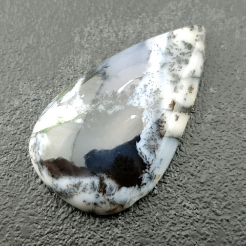 Agat dendrytowy kaboszon 34x20 mm nr 137