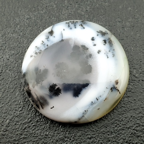 Agat dendrytowy kaboszon fi 27 mm nr 173