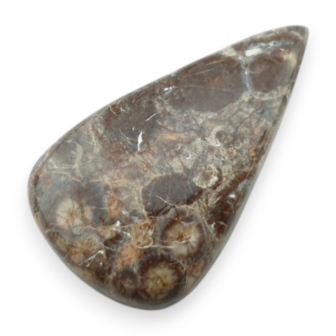 Leopard skin jasper cabochon 33x19 mm no 86