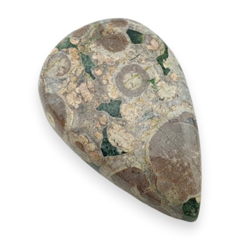 Leopard skin jasper cabochon 34x22 mm no 90