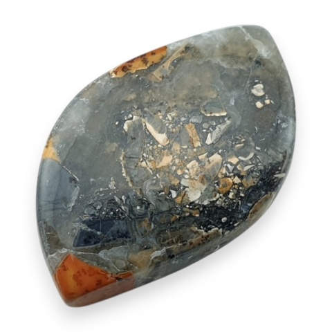 Jaspis maligano kaboszon 27x17 mm nr 89