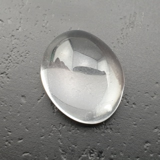 Rock quartz cabochon 16x13 mm no 254