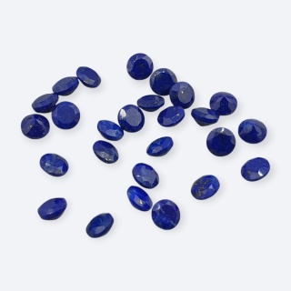 Lapis lazuli faceted 4 mm 1 pc