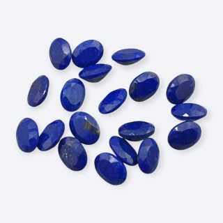 Lapis lazuli owal fasetowany 8x6 mm 1 szt