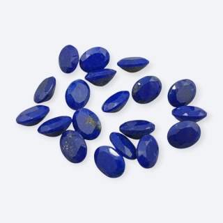 Lapis lazuli owal fasetowany 8x6 mm 1 szt