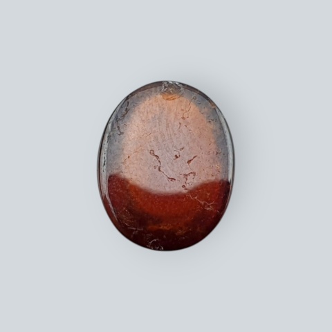 Hessonite garnet cabochon 11x8 mm no 207
