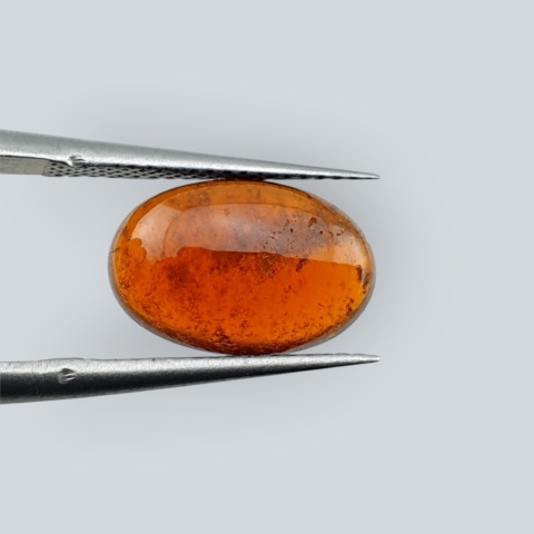 Hessonite garnet cabochon 12x8 mm no 192