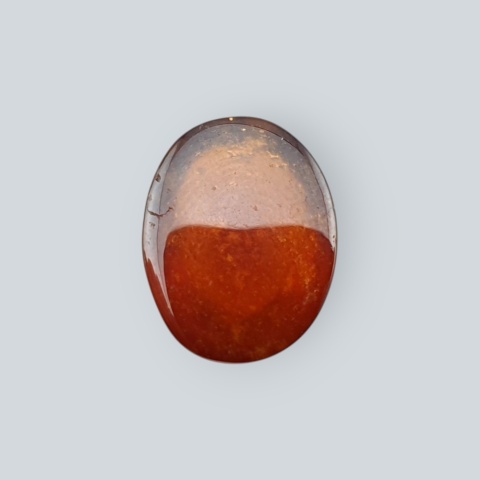 Hessonite garnet cabochon 12x9 mm no 123