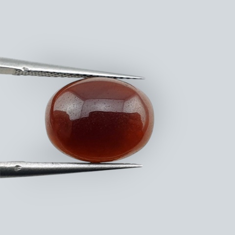 Granat Hessonit kaboszon 12x9 mm nr 163