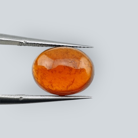 Hessonite garnet cabochon 12x9 mm no 184