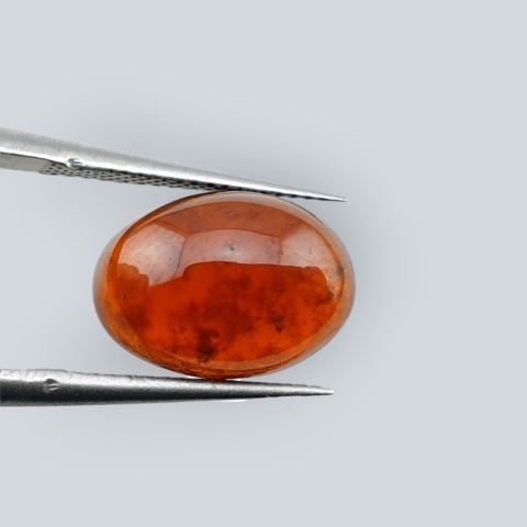 Hessonite garnet cabochon 12x9 mm no 98