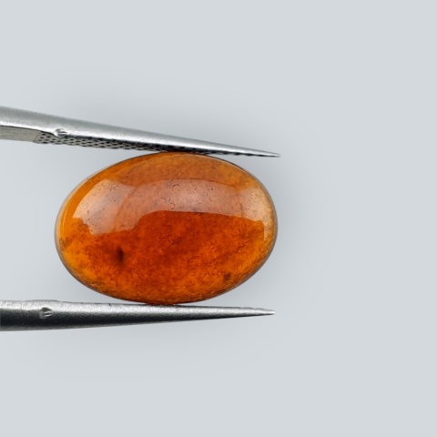 Granat Hessonit kaboszon 13x9 mm nr 187