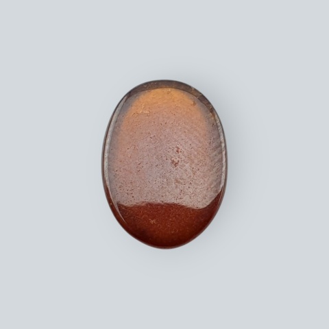 Hessonite garnet cabochon 13x9 mm no 222