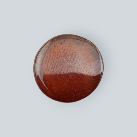 Hessonite garnet cabochon fi 10 mm no 77